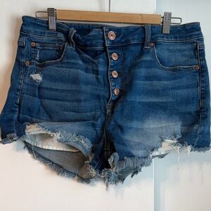 American Eagle Women's Distressed Denim Shorts